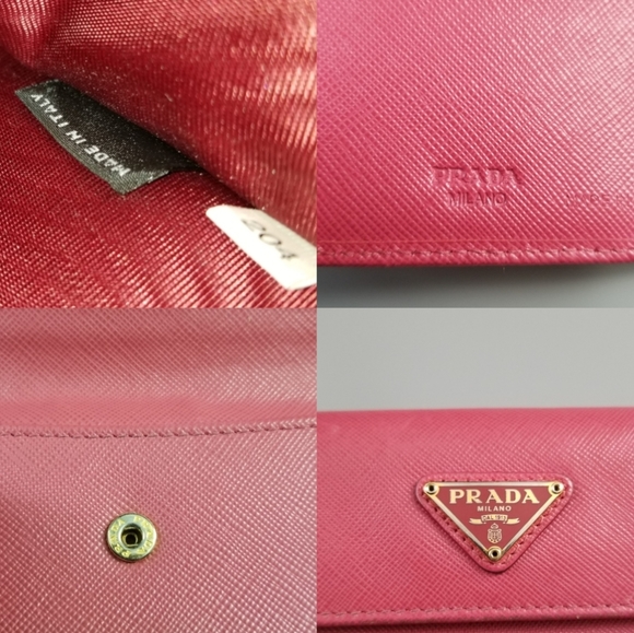 PRADA Beautiful Double Sided Flap wallet Italy - Picture 7 of 16